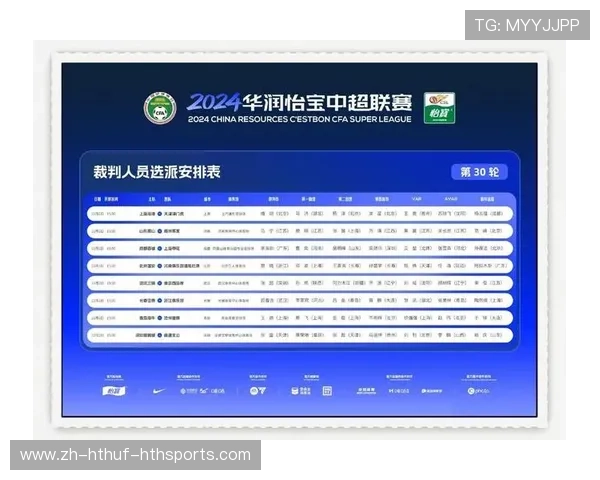 6位主裁亮相中国足球超级联赛第5轮裁判选派名单出炉